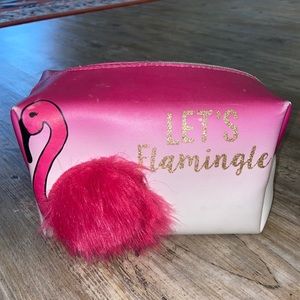 Flamingo cosmetic bag